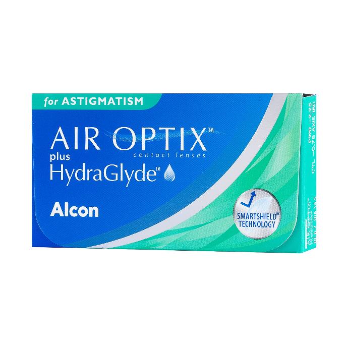 AIR OPTIX PLUS HYDRAGLYDE for ASTIGMATISM - Boîte de 6