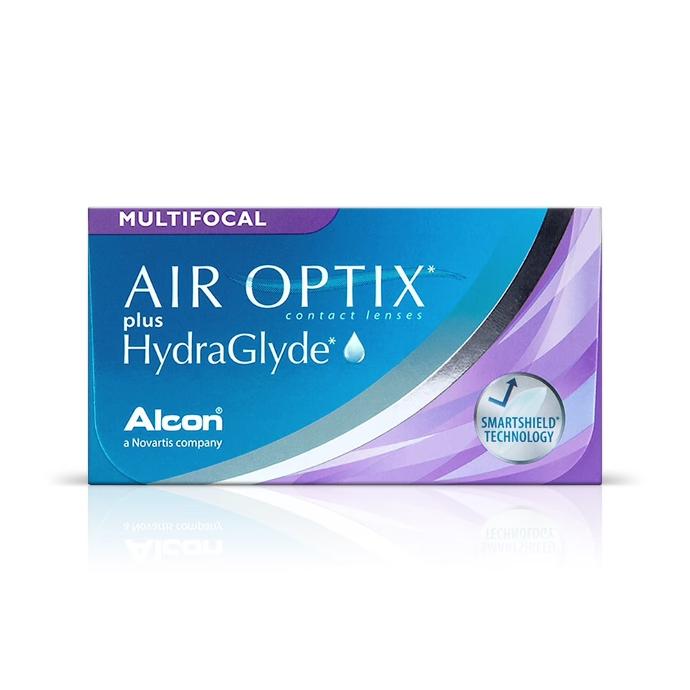 AIR OPTIX PLUS HYDRAGLYDE MULTIFOCAL - Boîte de 6