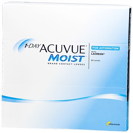 1 DAY ACUVUE MOIST for ASTIGMATISM - Boîte de 90